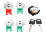 Ignition Lock Cylinder Door Lock Set & 2 Keys fit for Ford E150 E250 E350 1997-2020 00241043
