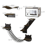 ZUN Cat Wall Shelves/Cat Trees /Cat Climbing Tower （Prohibited by WalMart） 46171616