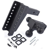 Tri-Ball 1-7/8'' 2'' 2-5/16'' Adjustable Trailer Hitch Fits 2'' Receiver Heavy Duty Solid Ball Mount 37348885
