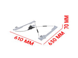 Front Right Passenger Side Window Regulator with Motor Fits for Nissan Altima Sedan 2.5L L4 3.5L V6 45066976