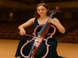 Full Size 4/4 Electric Style Cello with Case Bow Rosin Earphone Connecting line Natural 31785586
