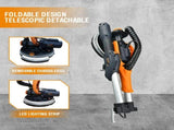 Drywall Sander with Vacuum Dust Collection, 6 Variable Speed Foldable Telescopic Electric Wall 00800268