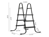 3-Step 42in Iron Pool Ladder 05896034