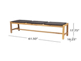 CAMBRIA 3 SEATER BENCH 68889.00BRN