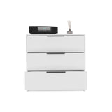 ZUN Kaia 3 Drawers Dresser, Superior Top -White B20091879