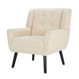 Modern Soft Teddy Material Ergonomics Accent Chair Living Room Chair Bedroom Chair Home Chair With W676P172468