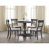 Light Brown and Weathered Grey Side Chairs B062P182739