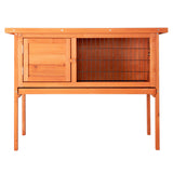 36" Single Deck Waterproof Wooden Chicken Coop Hen House Pet Animal Poultry Cage Rabbit Hutch Natura 91435389