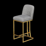 Dining 360&degSwivel Bar Chairs Set of 2 Modern style bar chairs with simple design, Creative Design W1727P240722