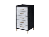 Myles Black, Silver & Gold Finish Jewelry Armoire B2726P279129