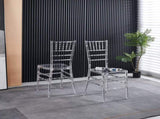 Wedding chair,dining chair,set of 4,plastic seat 56669356