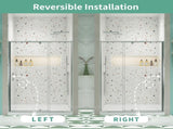 50-54" W x 71" H Piovt Swing Glass Shower Door,Pivot Frame Sliding Shower Door with 1/4" Clear W2122P199043