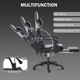 Game Chair, Adult Electronic Gaming Chair, Ergonomically Designed, PU Leather, Lounge Chair with 02055154