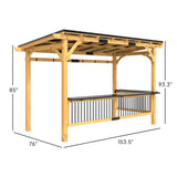 Grill Gazebo Wooden BBQ Grill Gazebo 41143228