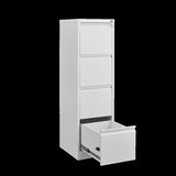 ZUN 4 Drawer File with Lock Metal Vertical File Storage Office Home Steel Vertical File W1247P173379