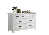 ZUN Cassini 51" White 6-Drawer Dresser B061125421