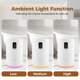 20L Hot Towel Warmer Bucket with LCD Display - Real-Time Temp/Time, 30/60/90-Min Heating 0.5-24H 04048620