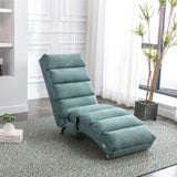COOLMORE Linen Massage Chaise Lounge Indoor with Remote Control,Ergonomic Electric Massage Long W39539623