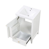 20" Bathroom Vanity with Sink, Bathroom Cabinet with Soft Closing Door, Storage Rack and A Drawer, 95881183