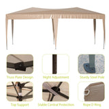 ZUN 10'x20' EZ Pop Up Canopy Outdoor Portable Party Folding Tent with 6 Removable Sidewalls Carry Bag W1212136040