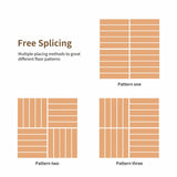 27 multifunctional outdoor floor tiles, 12" x 12" albizia wood interlocking terrace tiles 85585737