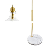 Arched Floor Lamp with Marble Base B03597670