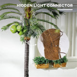 ZUN Artificial palm trees/Green plants （Prohibited by WalMart） 14710705
