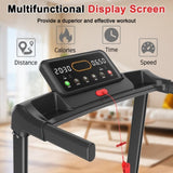 Walking Mat Treadmills Portable for Home & Office LED Display, 265 LB Capacity, Space-Saving Compact W215P296912