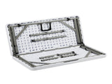 34" Blow Molding Foldable Square Table 60731932