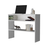 Vail Console table in Melamine with Open Storage, White B128P237148