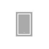Bathroom Wall Cabinet Matte Black Medicine Cabinet with Mirror,with LED Light T3785P491989