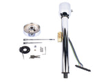 32" Floor Shift Tilt Manual Steering Column w/ 9 Hole Wheel Adapter Key Chrome 22274158