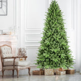 Artificial 6ft Green Christmas Tree with 1168 PE/PVC Mixed Branch Tips, Hinged Premium & Foldable 19635605