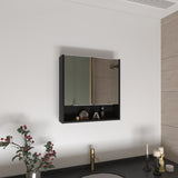 Ozark 24" Medicine Cabinet With Mirror, One Shelf B128P148781