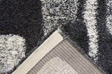 Granada Fable Black, Charcoal, Chocolate, Gray, Ivory and White Polypropylene Area Rug B055P313705