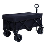 Foldable Wagon with Extended Tailgate, Waterproof Dustproof UV Resistant Wagon Rain Covers, Heavy W321P269240