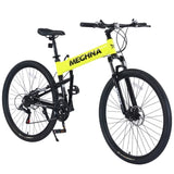 ZUN 29" Folding Mountain Bike ,Suspension Fork,Aluminium Alloy Frame 21Speed Mountain Bike W1019P188236