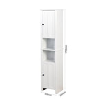 ZUN Bathroom Floor Storage Cabinet with 2 Doors Living Room Wooden Cabinet with 6 Shelves 15.75 11.81 14167354