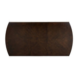 Dark Cherry Finish Simple Design 1pc Table with Separate Extension Leaf Mango Veneer Wood B01156366