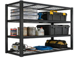 Heavy Duty 5-Tier Wire Mesh Storage Shelving Unit, 2240 lbs Capacity Metal Rack with Dual Support 13776288