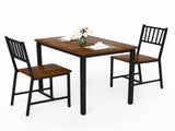 Dining Table Set, Bar Table with 2 Dining chairs, Table Counter with Chairs, Industrial for 32736707