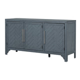 U_Style Designed Storage Cabinet Sideboard with MDFPine veneer , Adjustable Shelves, Suitable for WF531505AAV