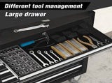 5-Drawer Rolling Tool Chest w/Lock & Key, Tool Storage Cabinet with Wheels, Top Cushion & Drawer 34794429