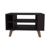 FM FURNITURE Bouse Coffee Table with Open Storage,Wengue B128P301392