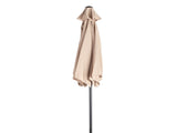 9ft Patio Umbrella, Outdoor Market Umbrella with Push Button Tilt, Crank Handle, 6 Sturdy Iron Ribs, 19634119