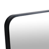 24 x 32 Inch Bathroom Mirror Black Aluminum Frame W99967980