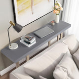 Modern Wood Entryway Console Table Sofa Table, Long Entryway Table for Hallway Living Room Foyer 53585278