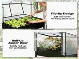 Garden Bed with Mini Greenhouse 65441567