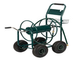 Iron Four-Wheel Pipe Truck Dark Green Not an inflatable tire 41801175