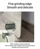 65"x 24" inch Full Body round corner mirror for Living Room Bedroom Cloakroom Wall with 09951334